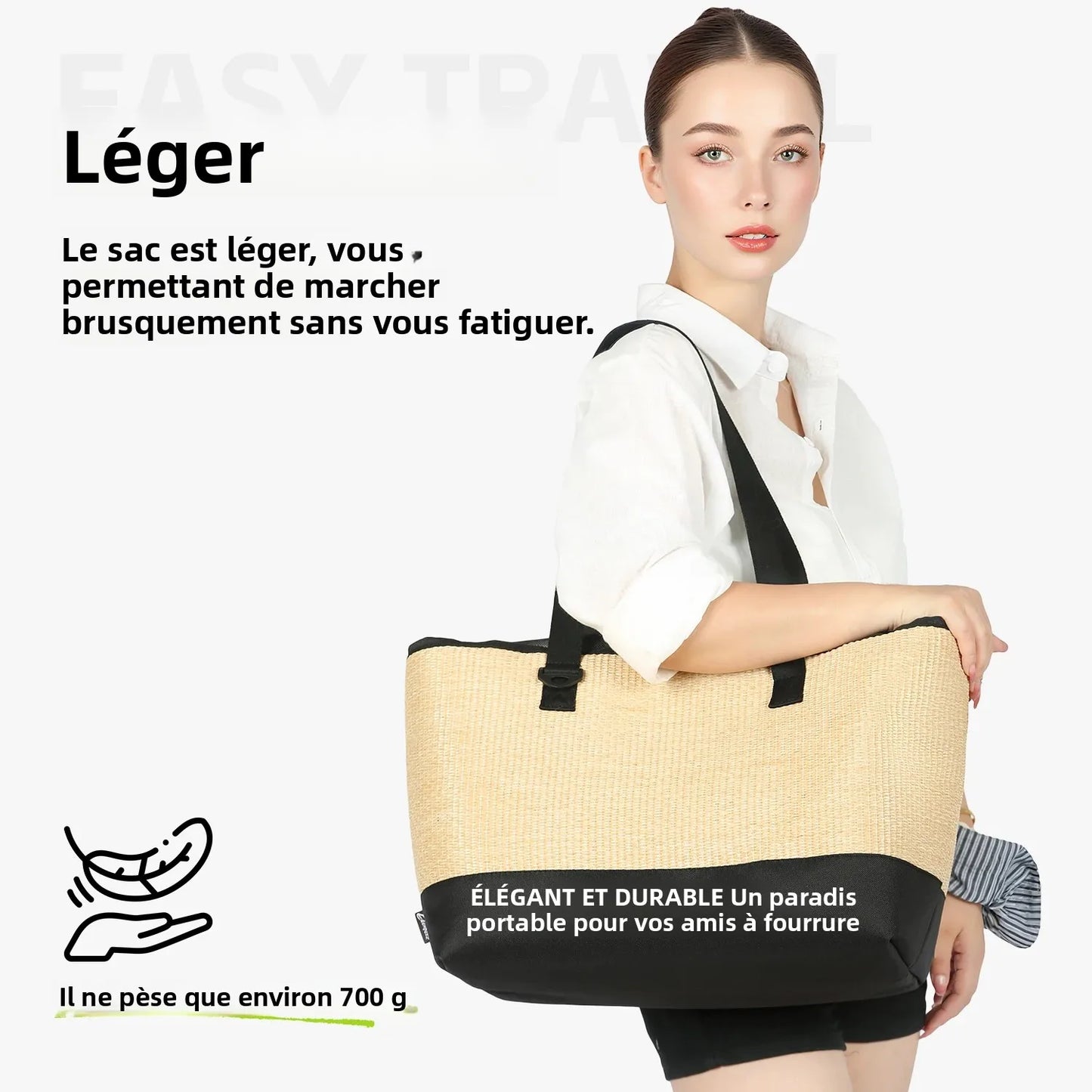 Bon sac de transport pour chat