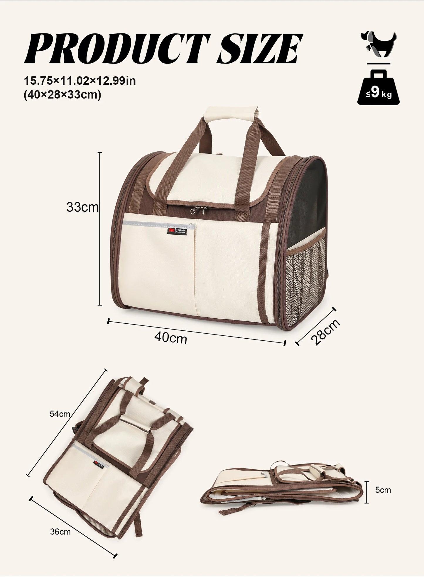 Sac De Transport Pour 2 Chats