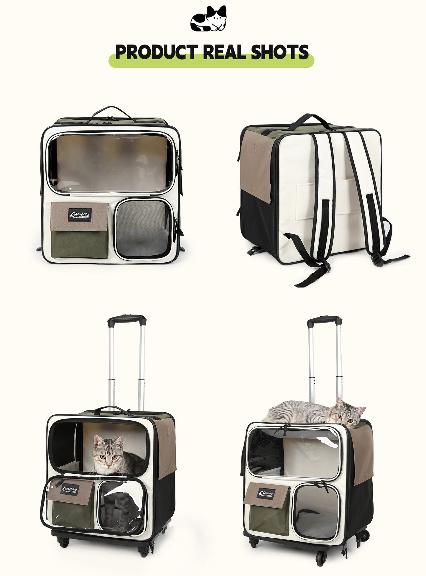 Sac De Transport à Roulettes Pour Chat