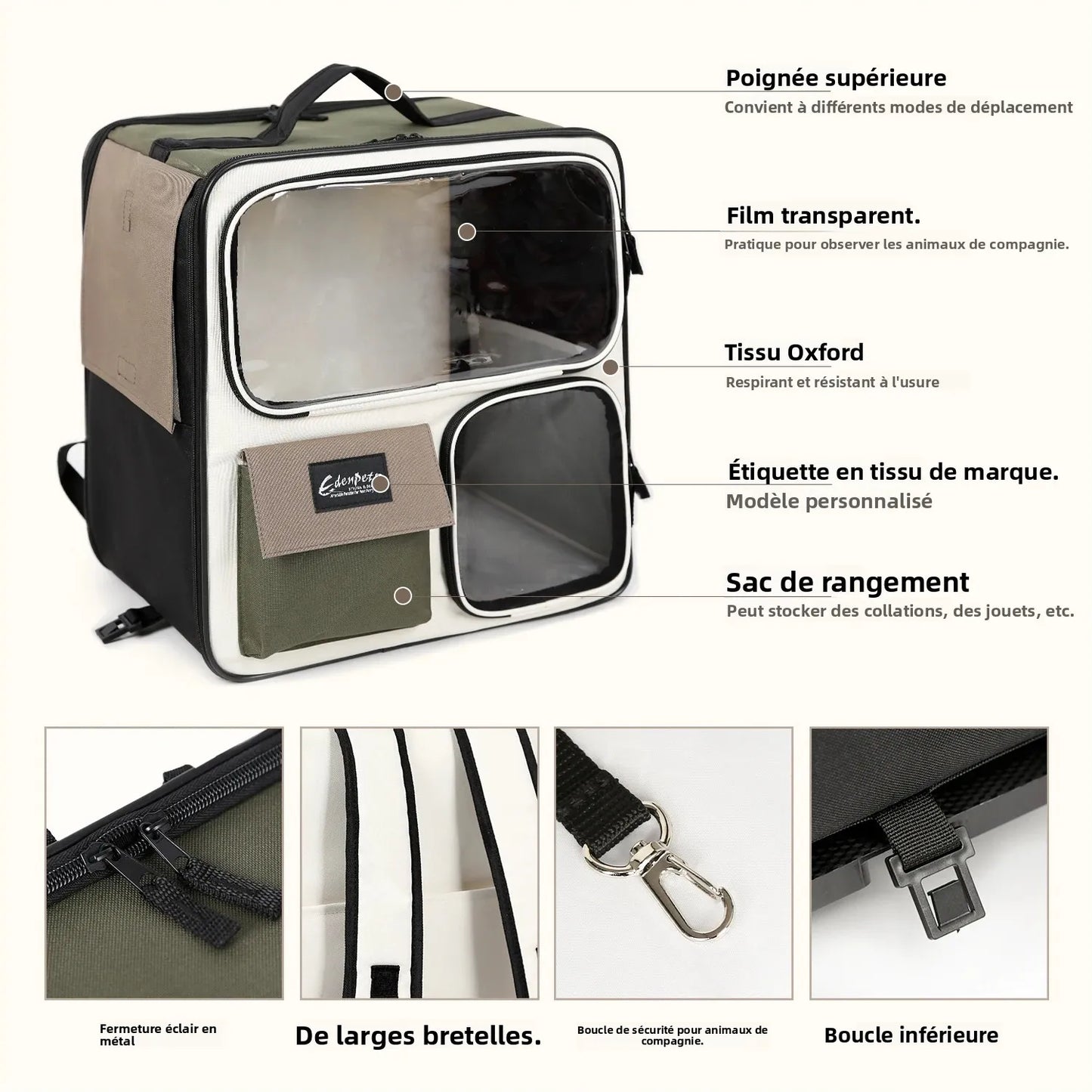 Sac De Transport à Roulettes Pour Chat