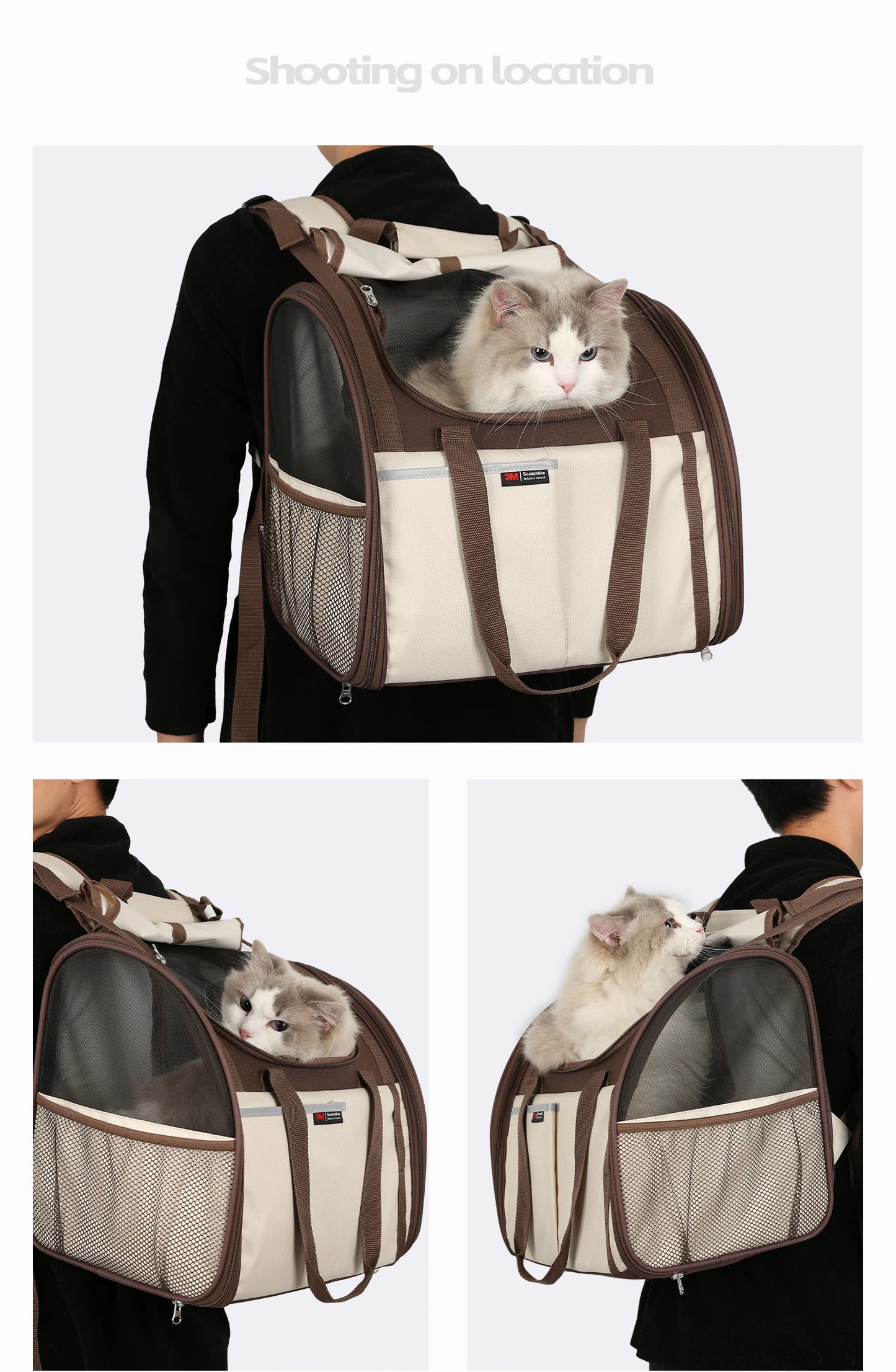 Sac De Transport Pour 2 Chats