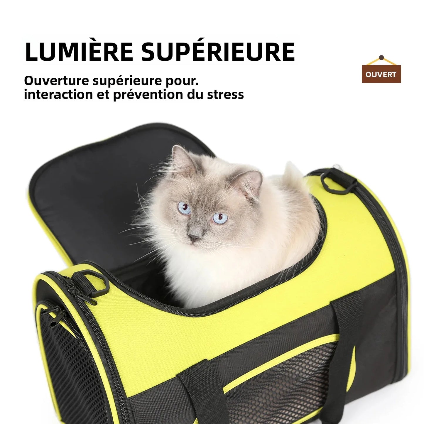 Cage sac de transport pour 2 chats