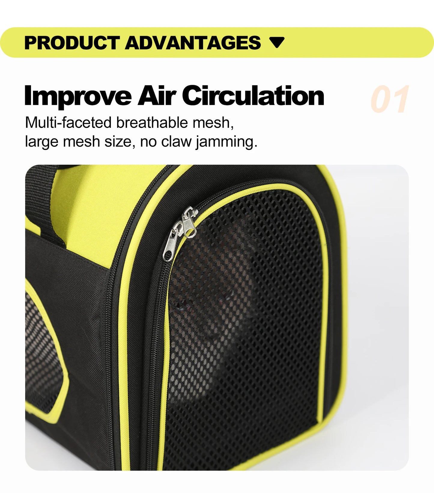 Cage sac de transport pour 2 chats