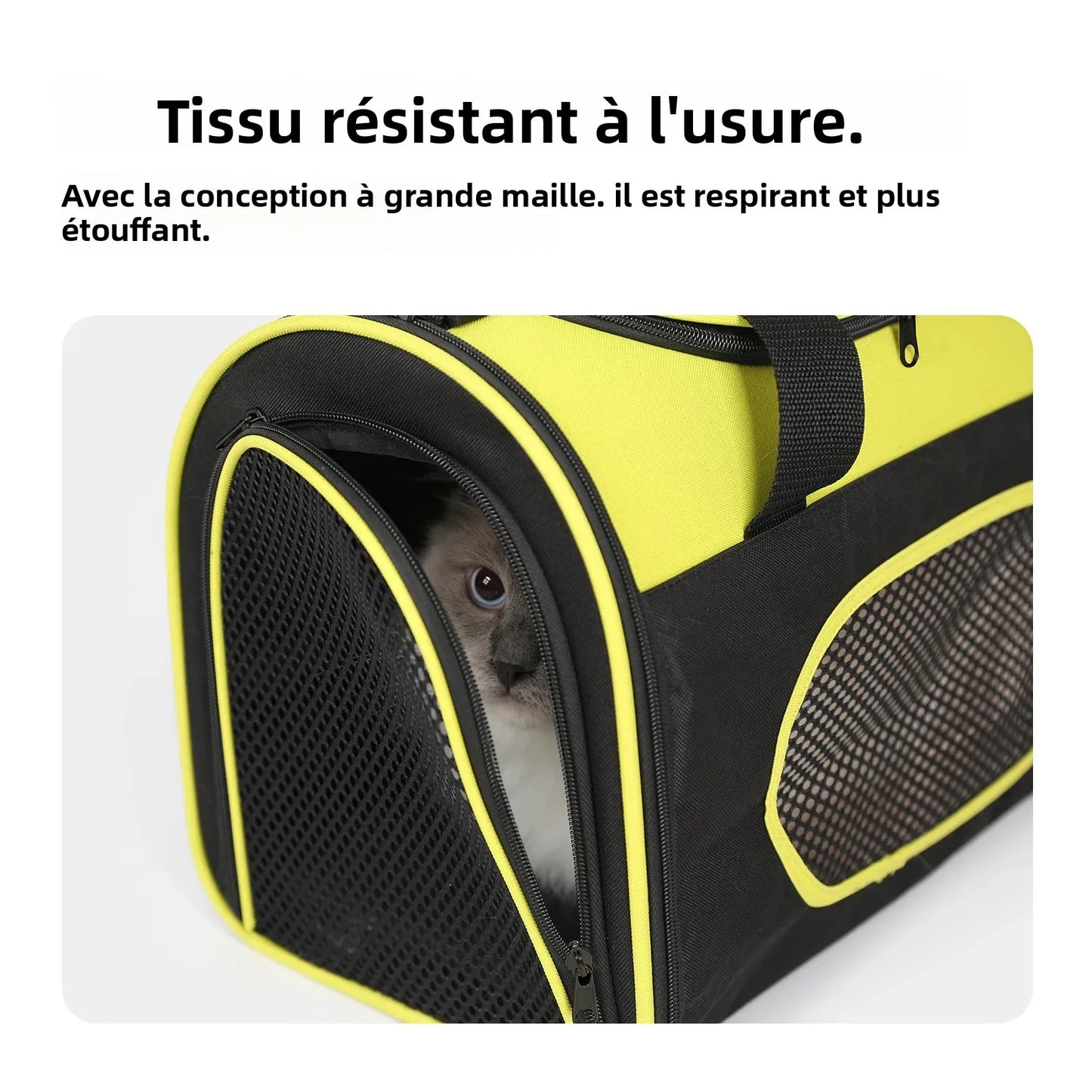Cage sac de transport pour 2 chats