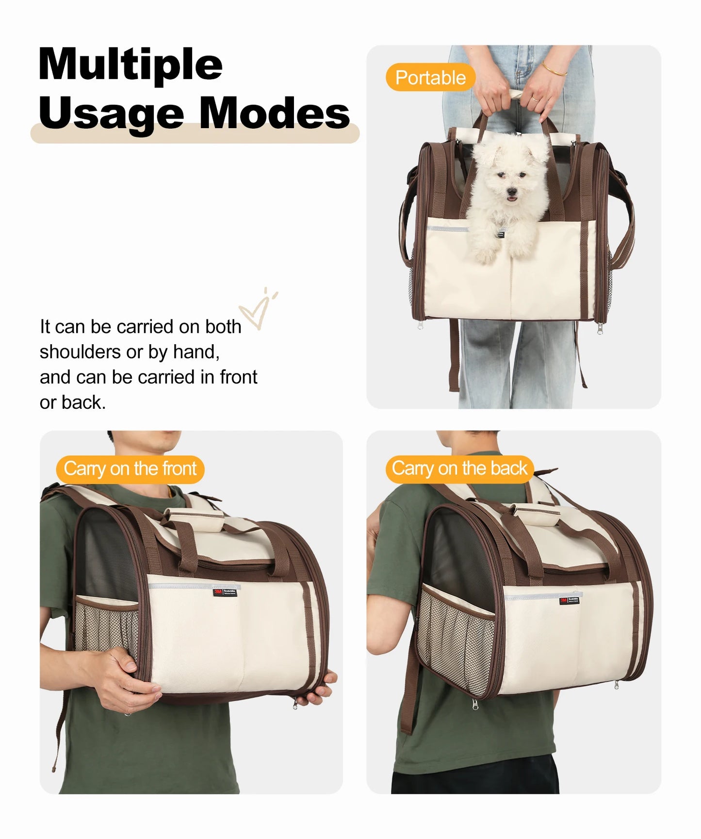 Sac De Transport Pour 2 Chats