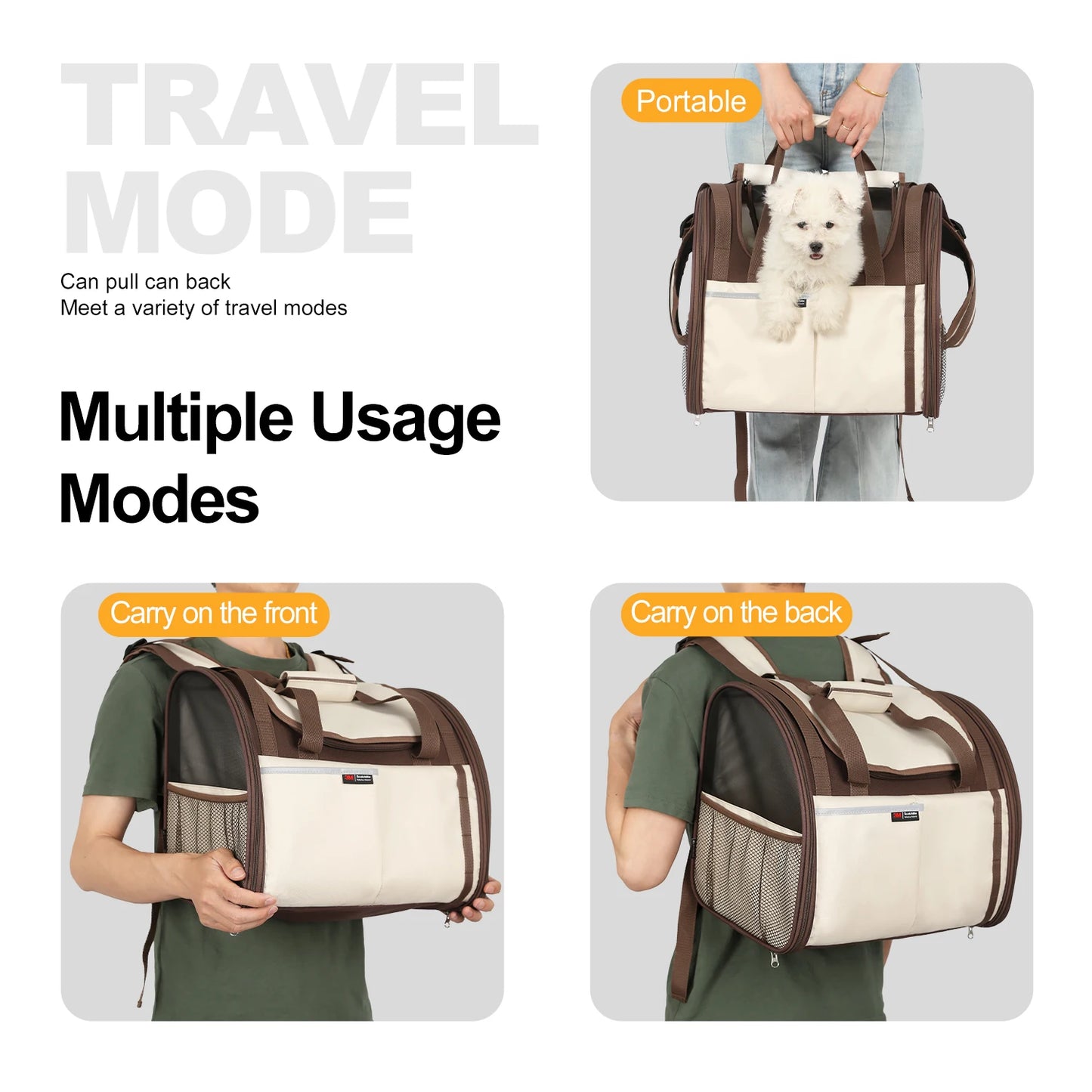 Sac De Transport Pour 2 Chats