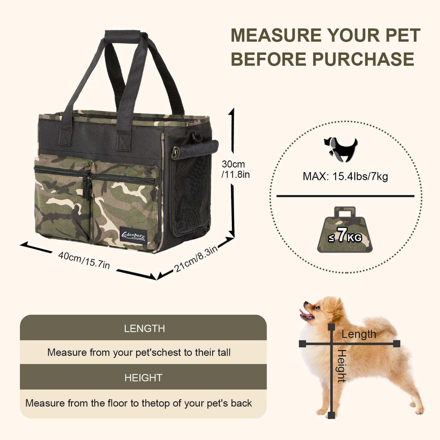 Sac de Transport Pour Chat Luxe