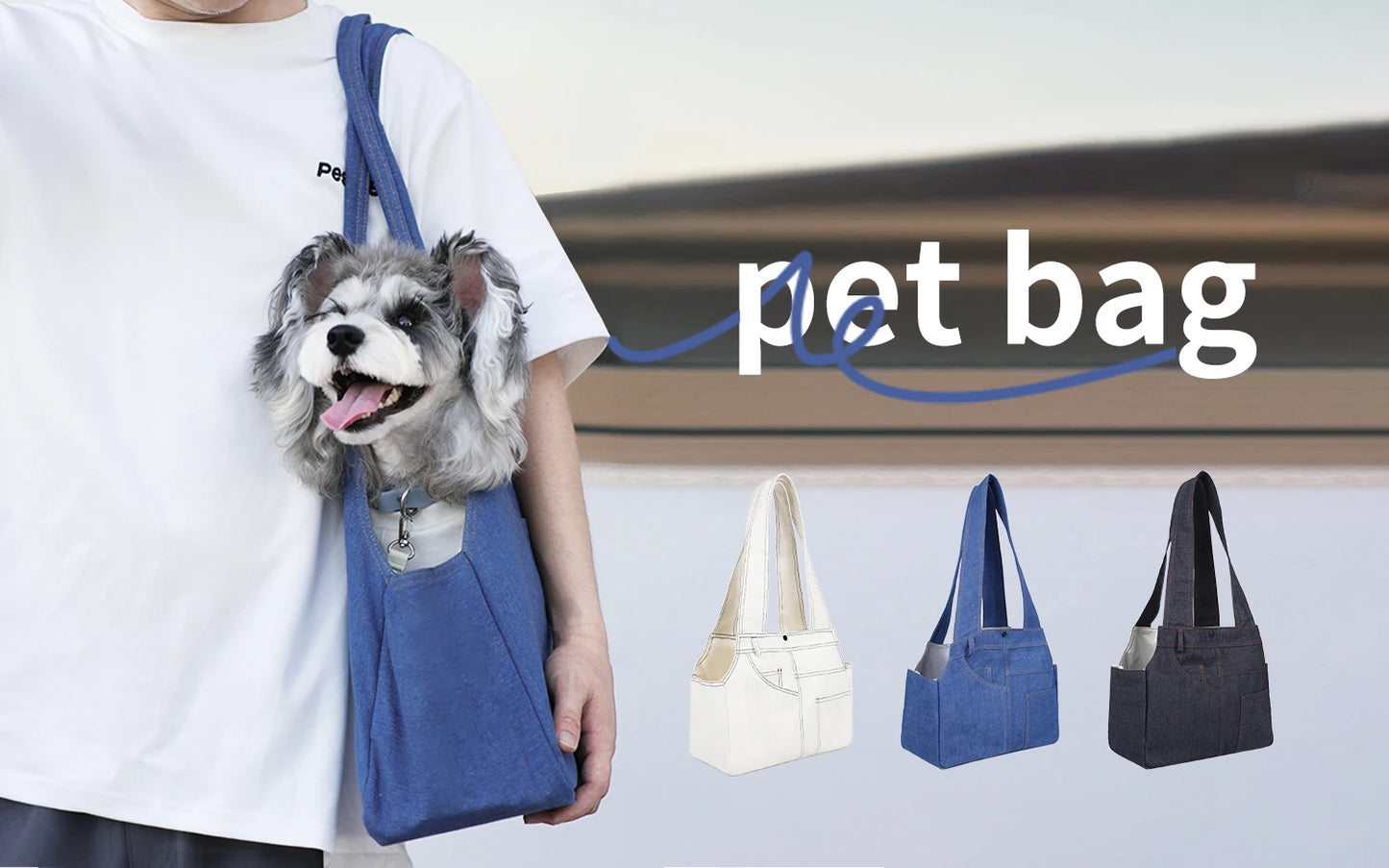Article sac de transport pour chat