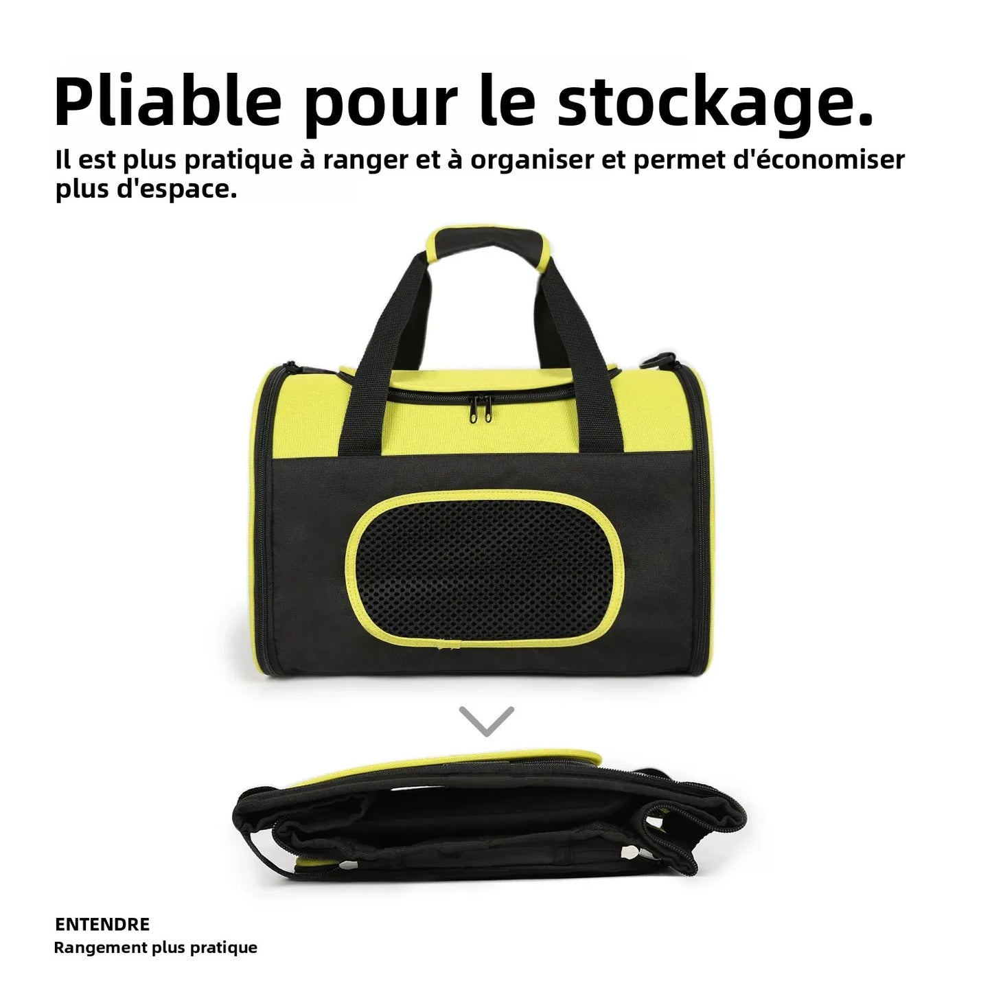 Cage sac de transport pour 2 chats