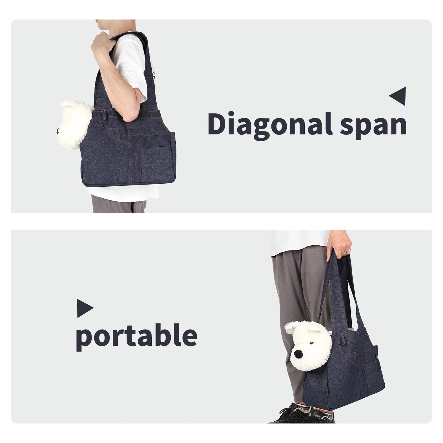 Article sac de transport pour chat