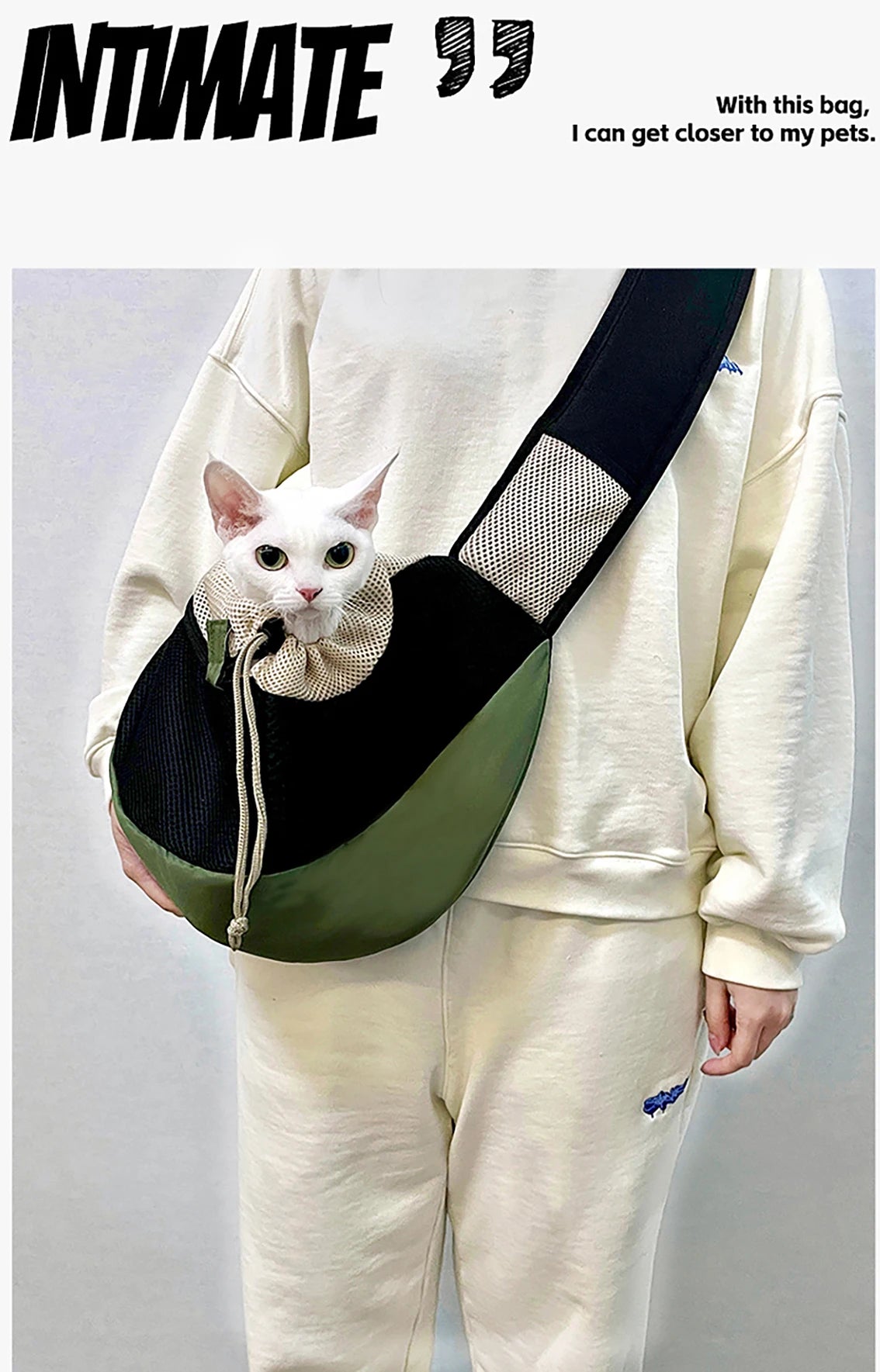 Sac souple de transport pour chat