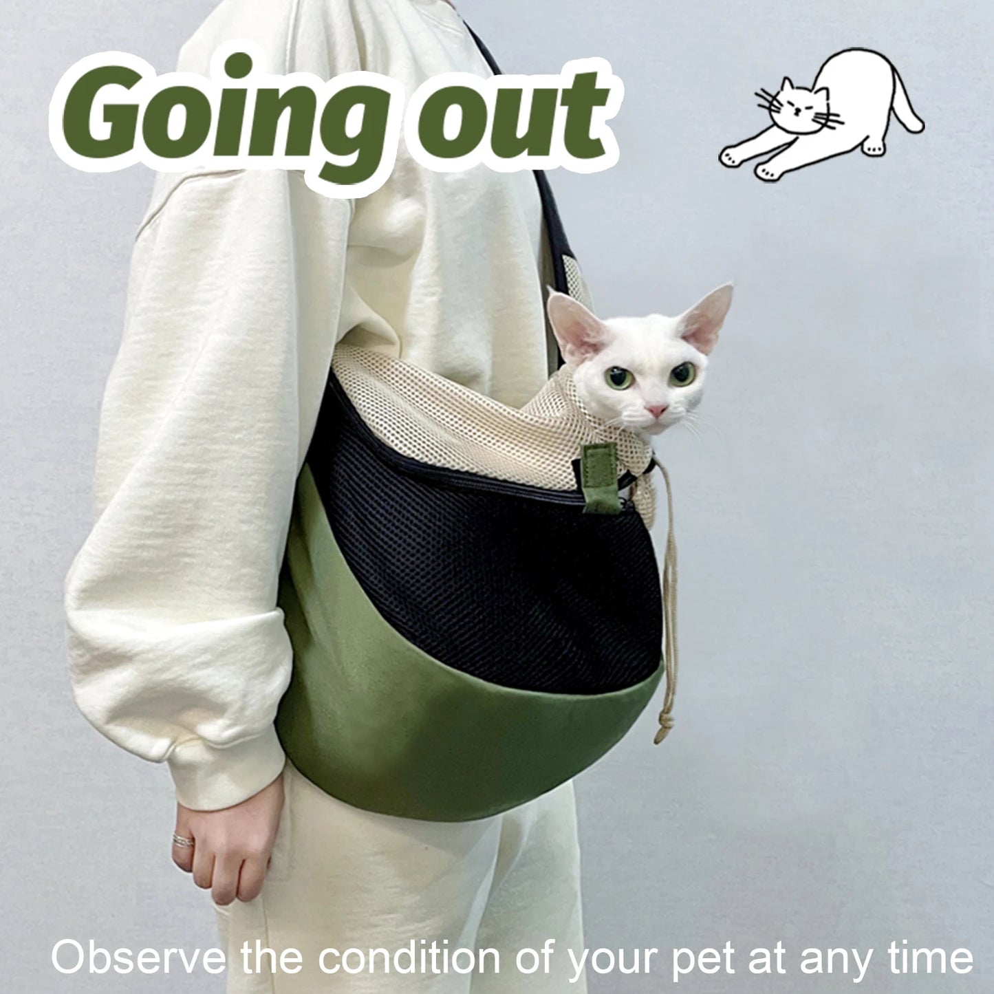 Sac souple de transport pour chat